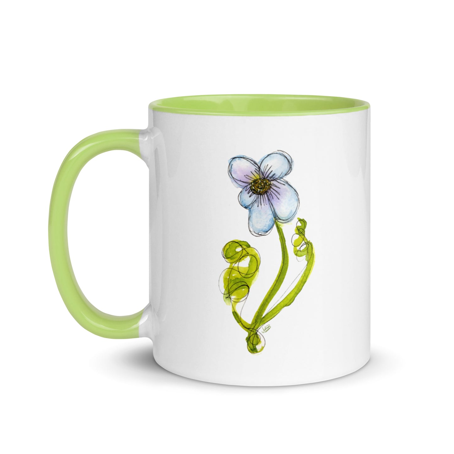 Blue Flower Mug