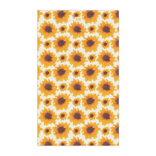 Sunflower Cotton Twill Tea Towel