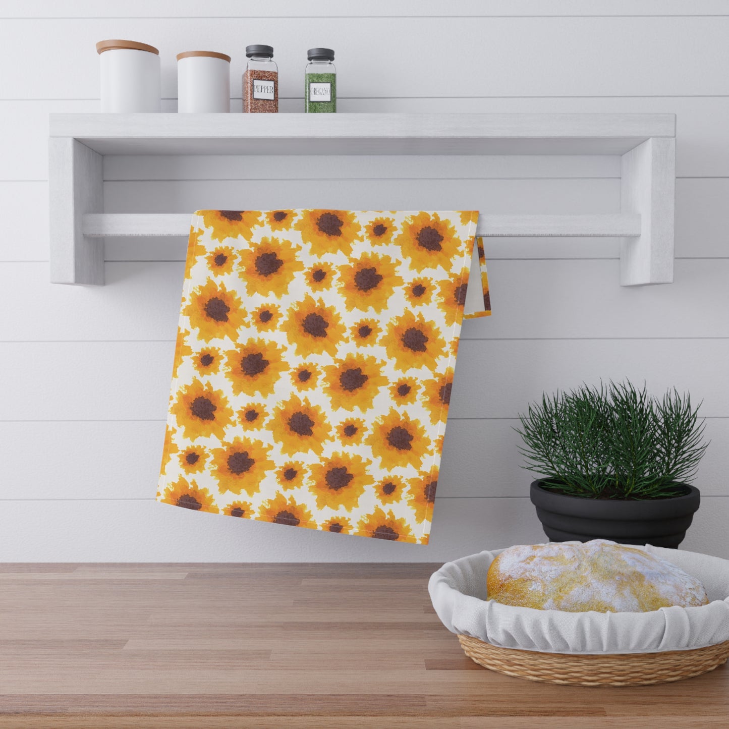 Sunflower Cotton Twill Tea Towel