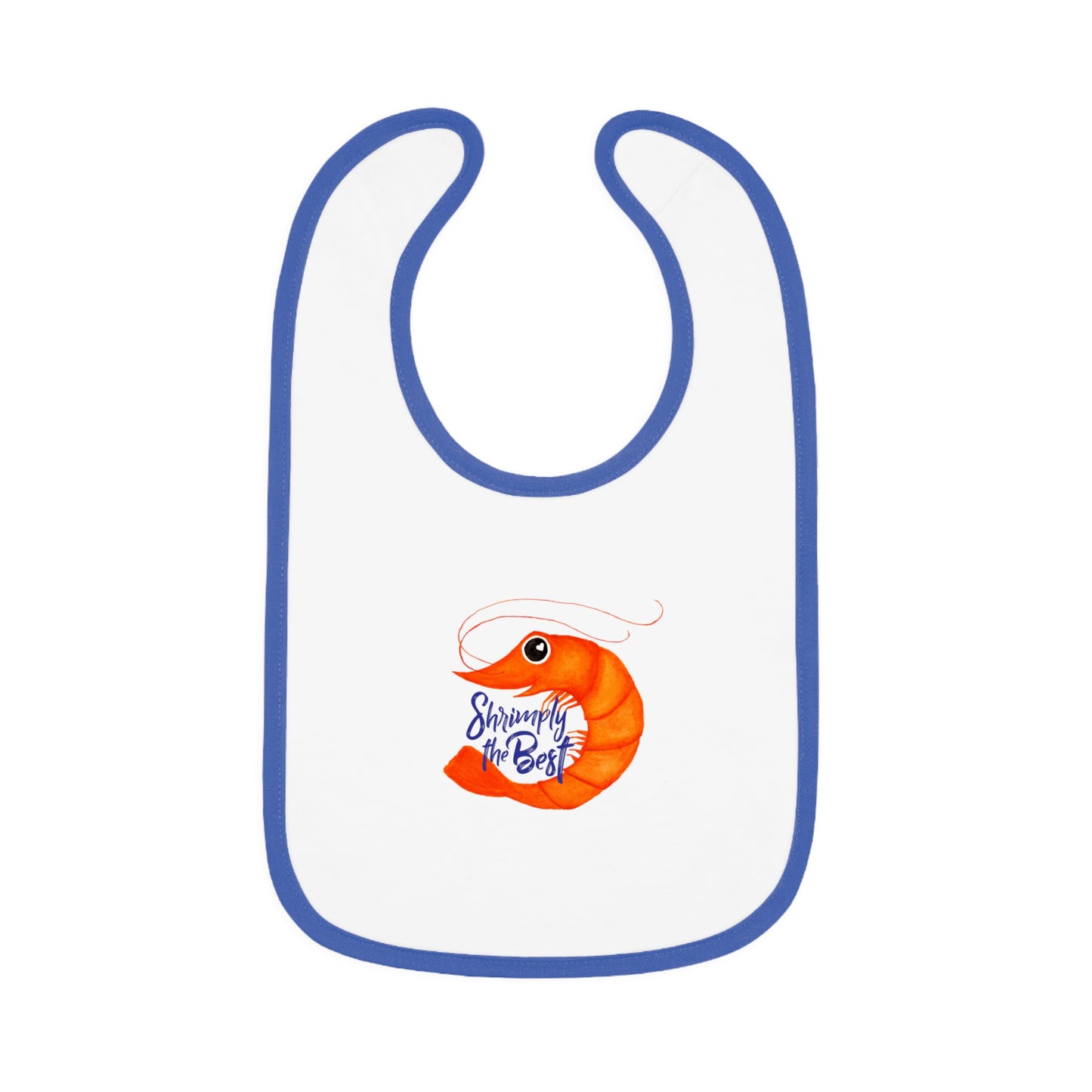 Shrimply the Best Baby Bib