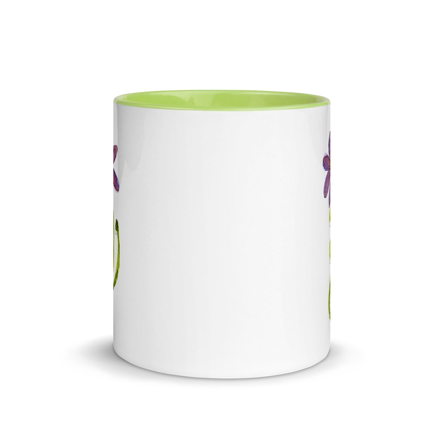 Purple Flower Mug