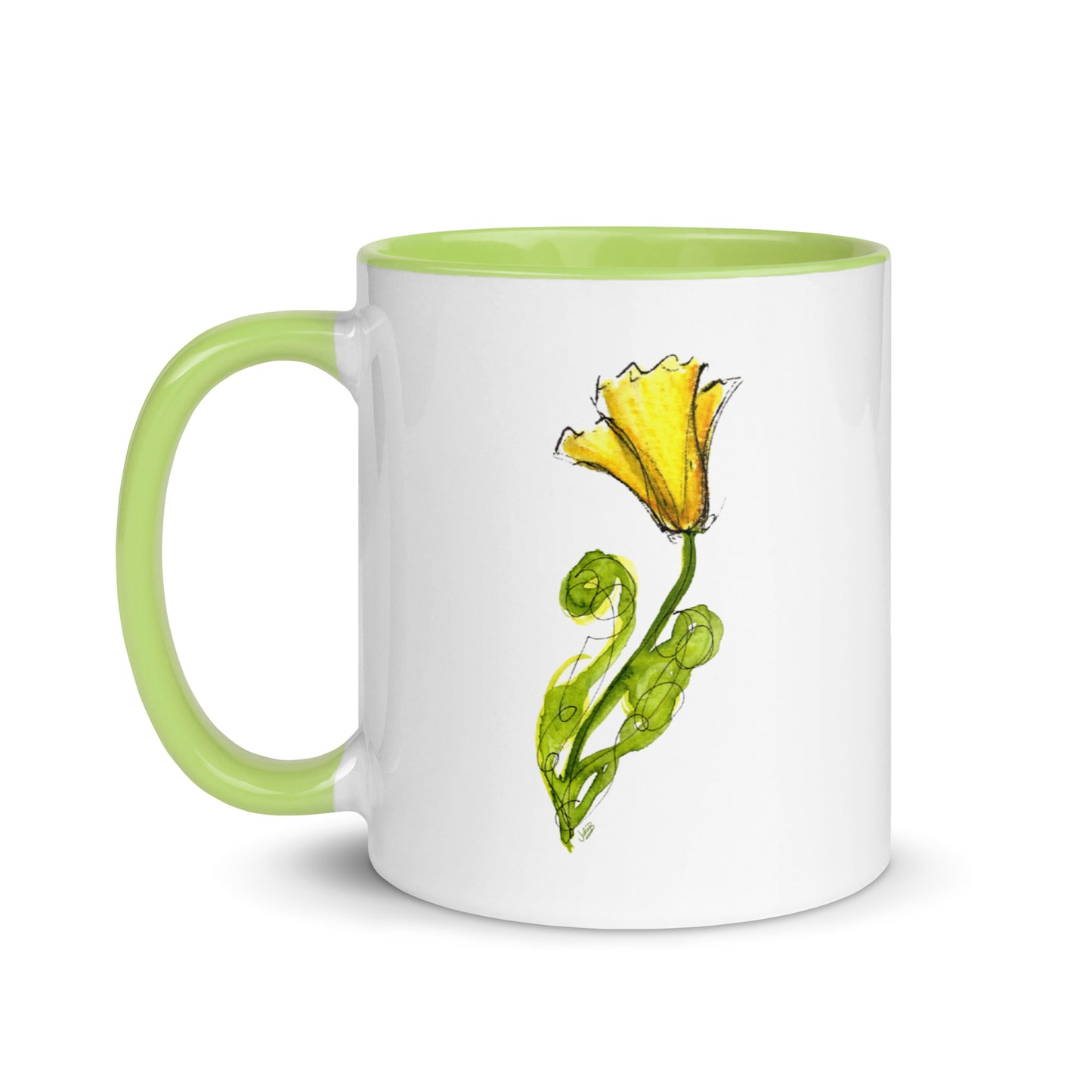 Yellow Flower Mug