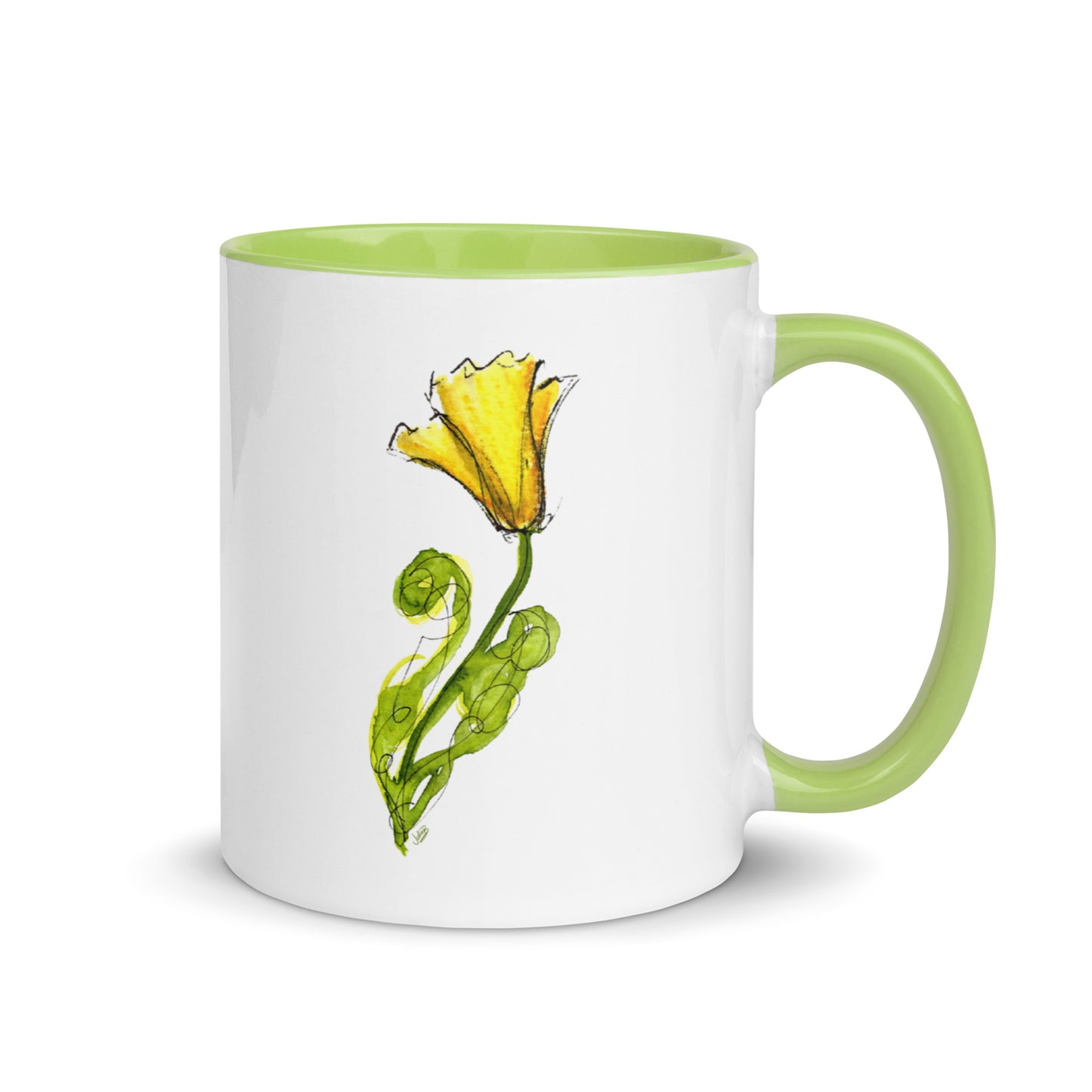 Yellow Flower Mug