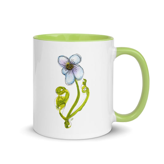 Blue Flower Mug